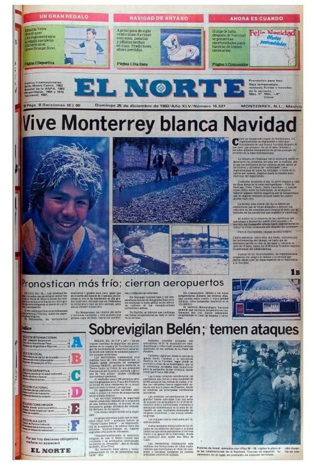 Nevada en Monterrey del 24 y 25 de diciembre 1983