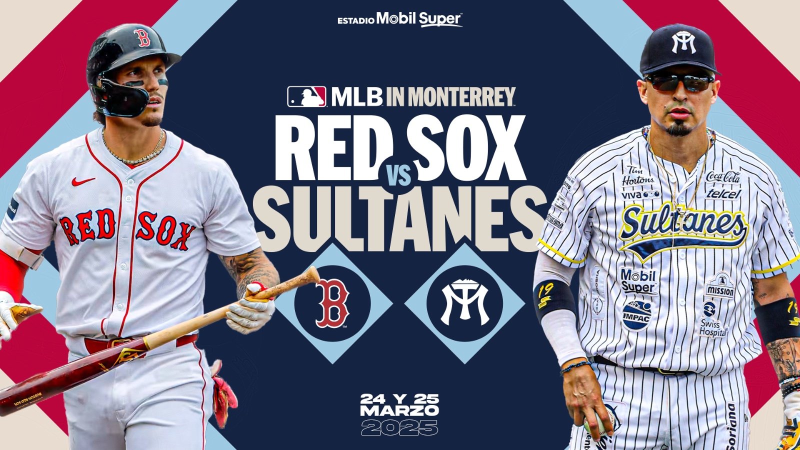 sultanes y red sox pretemporada 2025