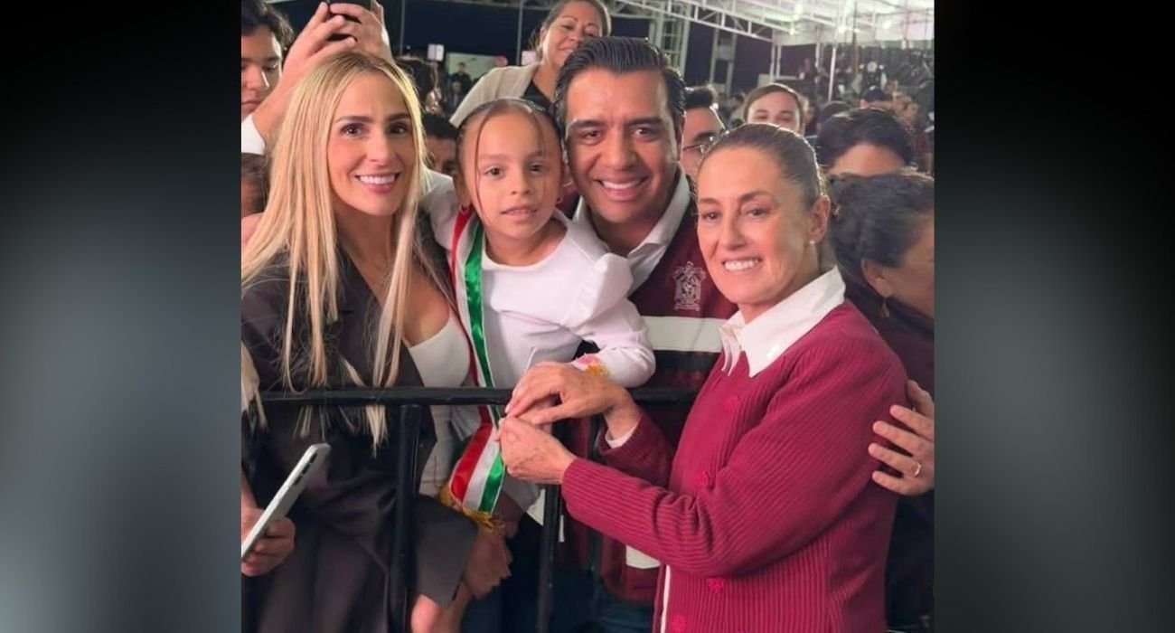 La jefa de gobierno, Claudia Sheinbaum, agradece a Adrián de la Garza por la donación de un terreno crucial para el hospital.