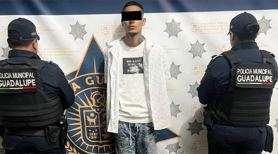 La detención de un motociclista en Guadalupe resalta la creciente preocupación por la seguridad en la región.