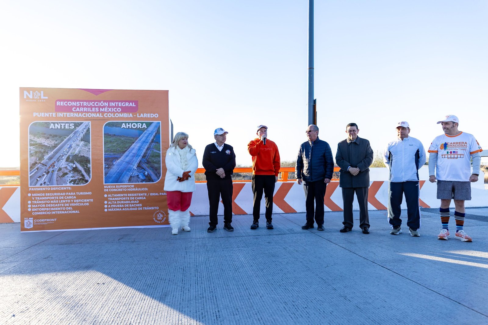 La rehabilitación en Puente Colombia busca mejorar la durabilidad y eficiencia operativa de las infraestructuras en Nuevo León.