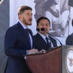 El gobernador Samuel García agradece el apoyo federal durante la presentación del nuevo coordinador de la Guardia Nacional.