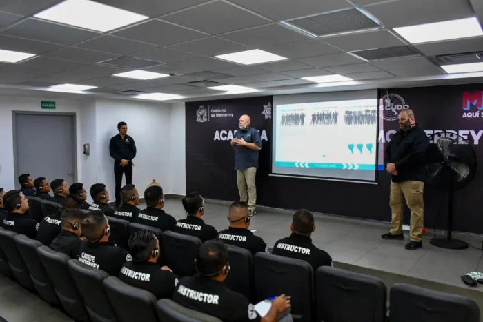 La Secretaría de Seguridad y Protección Ciudadana de Monterrey inicia capacitación en uso de armas no letales para su personal.