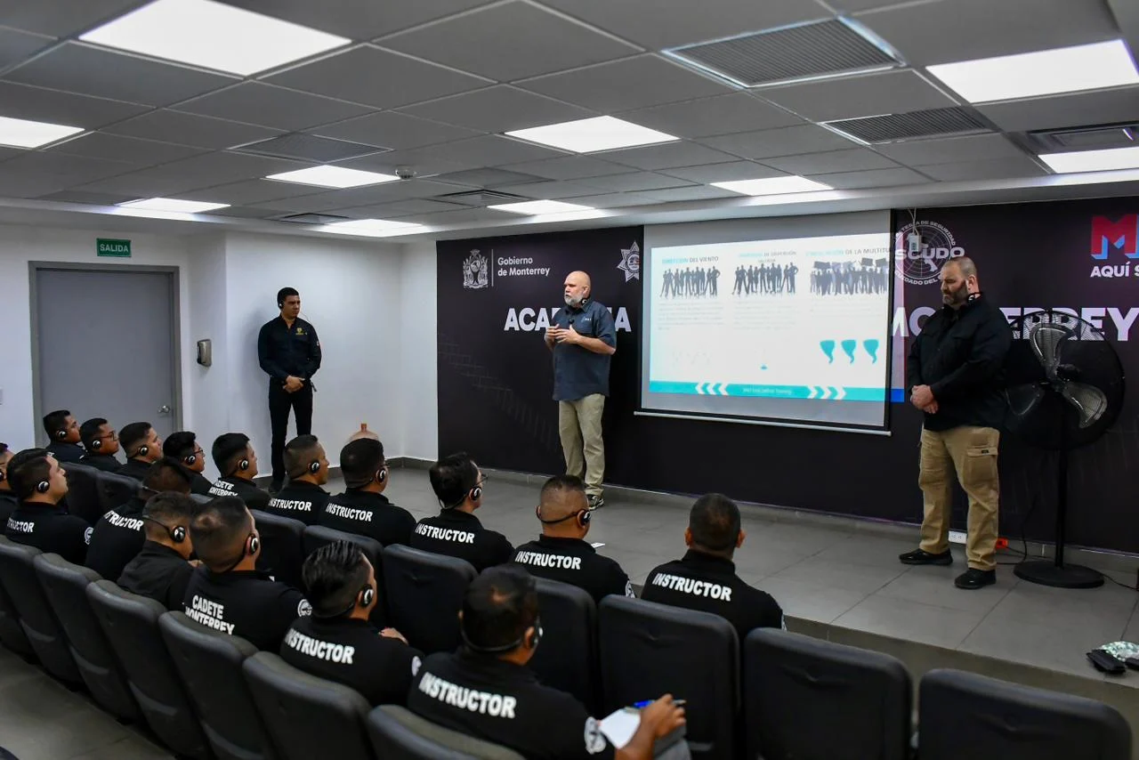 La Secretaría de Seguridad y Protección Ciudadana de Monterrey inicia capacitación en uso de armas no letales para su personal.