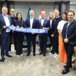 El alcalde Adrián de la Garza se reunió con el embajador de los Países Bajos en México, André Driessen, y su comitiva.