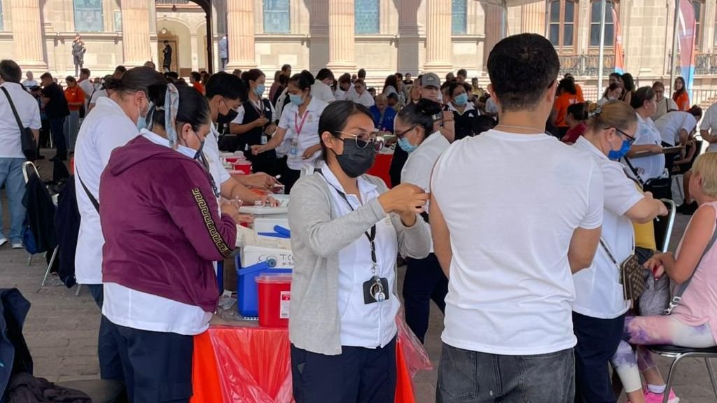 Más de 27,000 personas se movilizaron por la vacunación del sarampión en la Explanada de los Héroes.