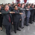 El alcalde de Escobedo, Andrés Mijes, destaca la importancia de la preparación académica en el servicio público y la seguridad.