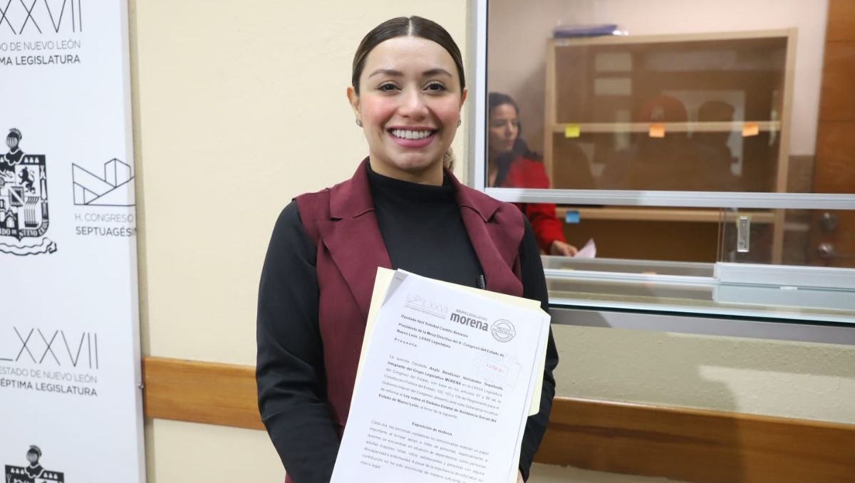 La diputada Anylú Bendición Hernández busca asegurar derechos y asistencia a cuidadores no remunerados en Nuevo León.