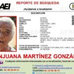 Autoridades buscan a una mujer de la tercera edad que desapareció en Juárez, última vez vista el 13 de febrero.