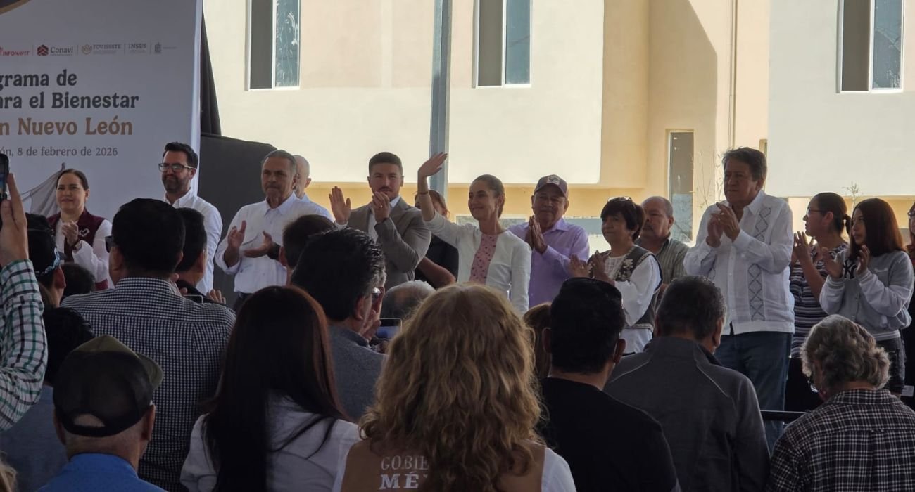 La entrega de viviendas en Villa de Palmanova destaca el apoyo de Claudia Sheinbaum por las autoridades de Nuevo León.