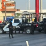 Un hombre fue asesinado en plena vía pública en Monterrey mientras era perseguido por hombres en motocicleta.