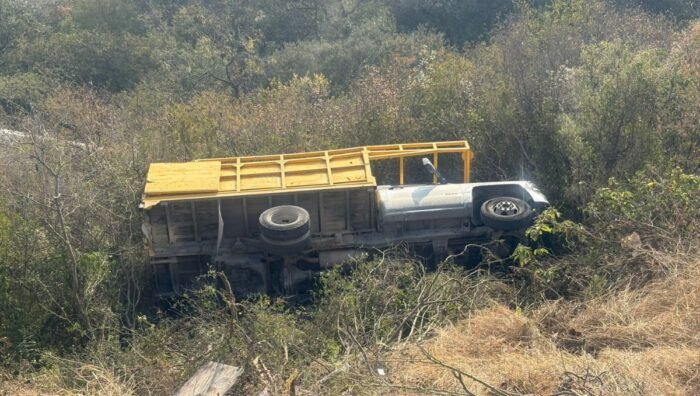 Un camión de carga cayó a un barranco en Monterrey, generando preocupación en la colonia Renacimiento y entre los ciudadanos.