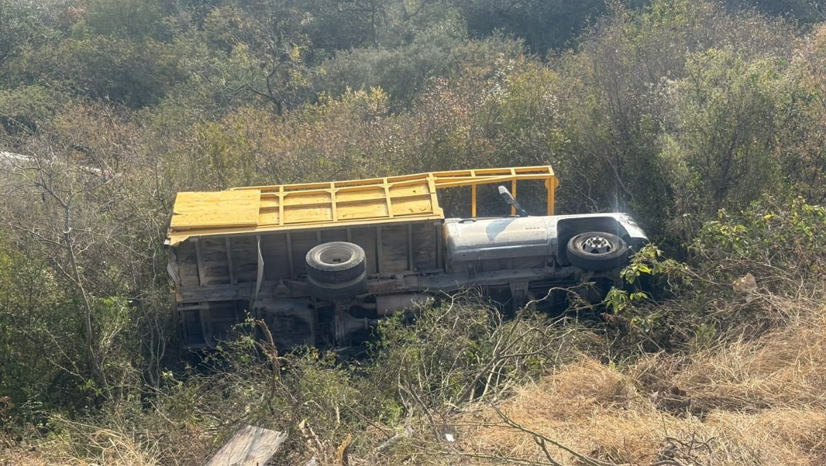 Un camión de carga cayó a un barranco en Monterrey, generando preocupación en la colonia Renacimiento y entre los ciudadanos.
