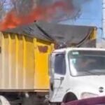 Dos camiones incendiados en Apodaca generan preocupación; las autoridades investigan las causas detrás de este incidente.