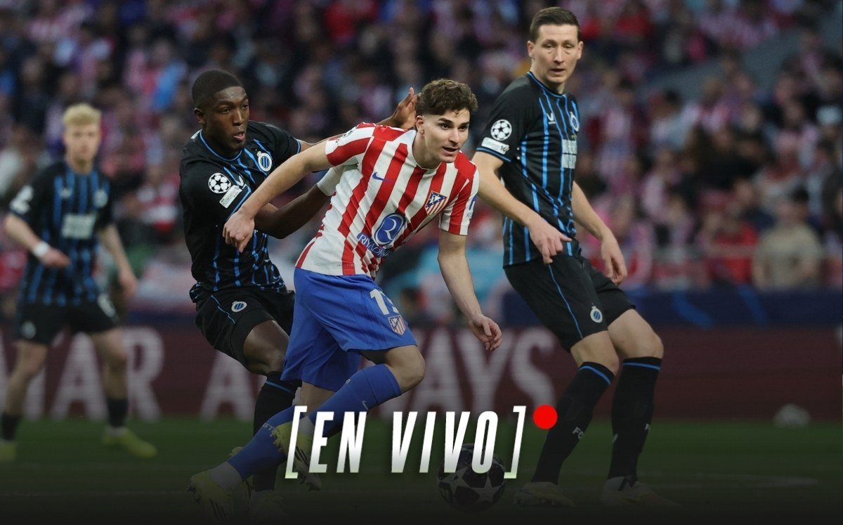 Sigue el apasionante encuentro entre el Atlético de Madrid y el Club Brujas en la Champions League 2026.