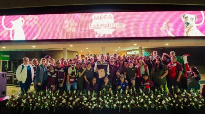 García concluyó la Mega Jornada Esteriliza con Amor, una iniciativa que apoya la salud y bienestar animal en la comunidad.