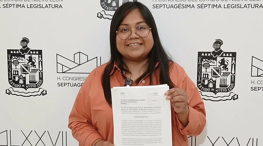 La diputada Marisol González presenta iniciativas para asegurar el acceso y continuidad educativa para mujeres en Nuevo León.