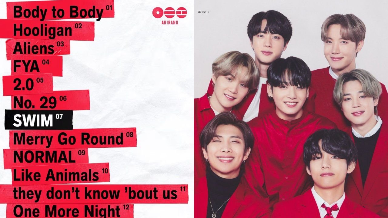 La banda BTS ha sorprendido a sus seguidores al anunciar el tracklist completo de su nuevo álbum ARIRANG con 14 temas.