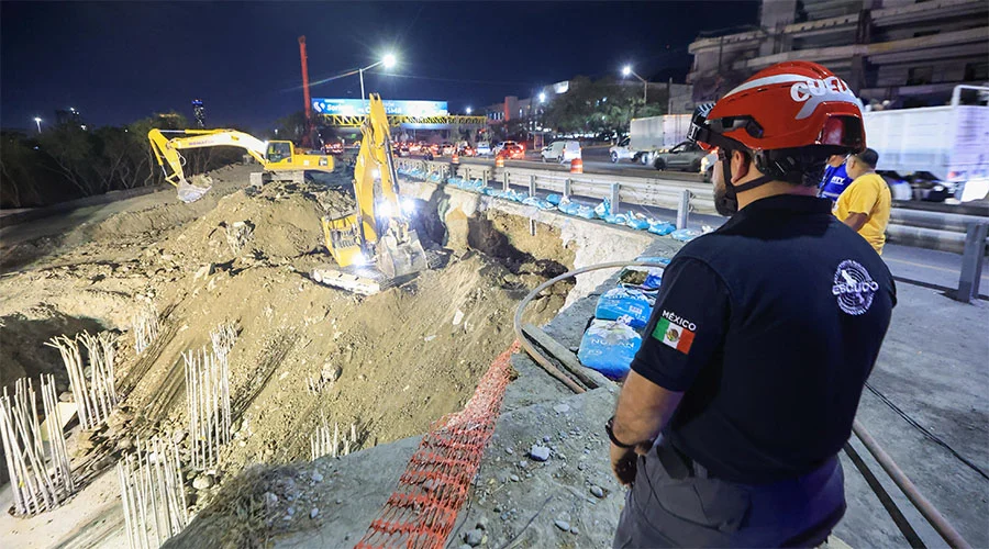 El cierre de un carril exprés en Morones Prieto busca garantizar la seguridad de los automovilistas tras daños en el talud.