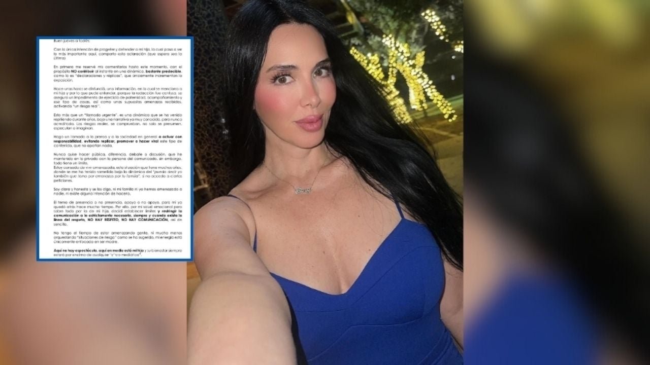 Lucy Garza ha decidido aclarar su postura tras los sucesos recientes junto a Poncho de Nigris en redes sociales.