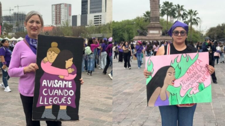 Mujeres en Monterrey alzan la voz por justicia y derechos el 8M - Soy ...