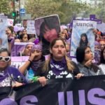 Familia y amigos de Brithany Nahomy claman por justicia en la marcha del 8M tras su desaparición y trágica muerte.
