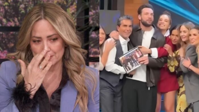 Durante la transmisión en vivo, Andrea Legarreta compartió la triste noticia del fallecimiento de un integrante del equipo.