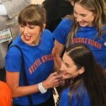 La presencia de Taylor Swift en el juego de los Knicks genera rumores sobre su boda en Nueva York.