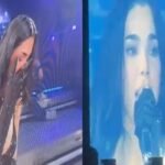 La emotiva reacción de Kenia OS en su show genera especulaciones sobre su posible ruptura con Peso Pluma.