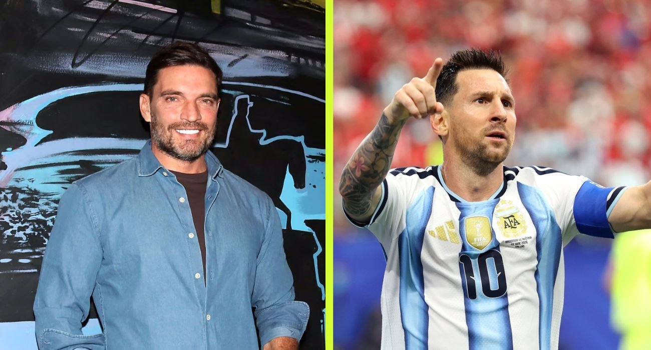 Julián Gil sorprende a Lionel Messi con un gesto especial en el Mundial 2026 al obsequiarle una estampita de la Virgen.