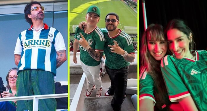 Artistas y celebridades se unieron al fervor futbolístico apoyando al Tri en su segundo partido en Guadalajara.