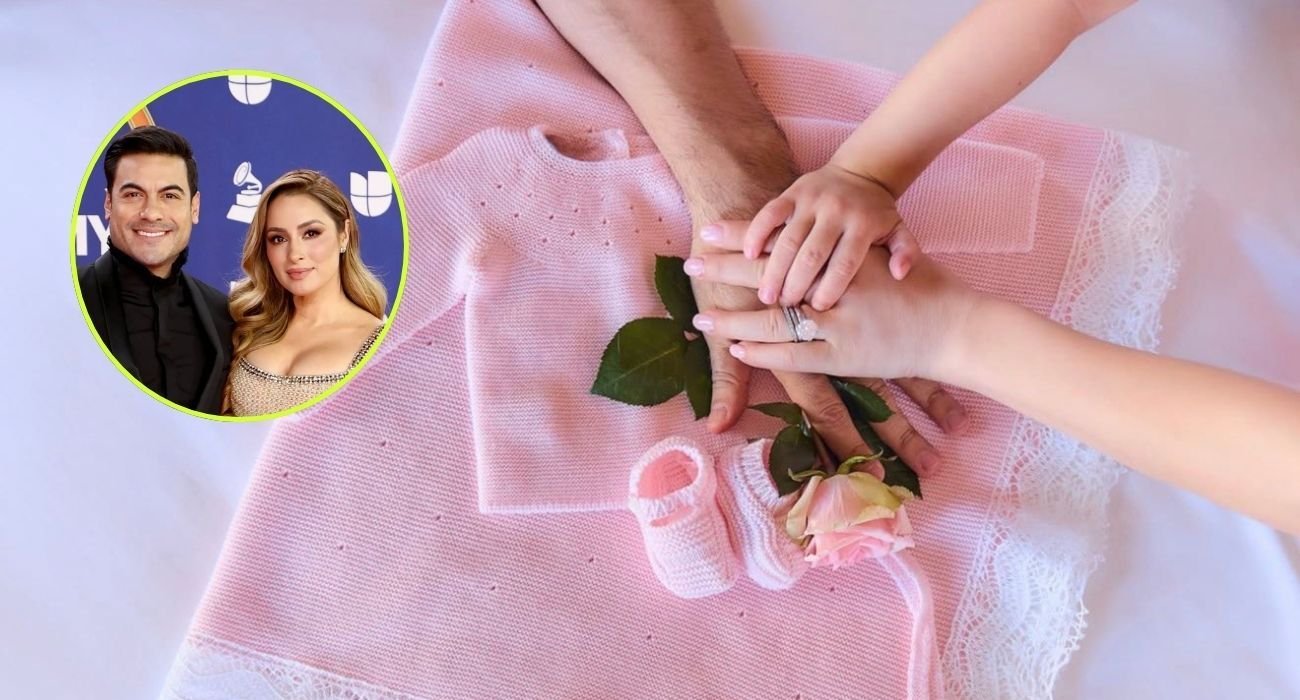 La pareja de artistas Carlos Rivera y Cynthia Rodríguez esperan su segundo bebé, una niña que llevará por nombre María.