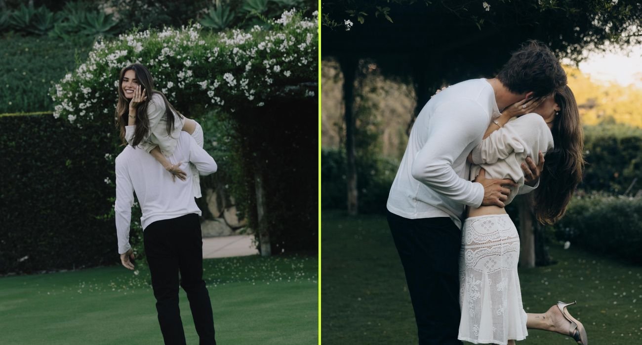 La pareja de celebridades, Madison Beer y Justin Herbert, anuncia su compromiso tras un año lleno de amor y complicidad.