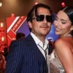 Christian Nodal muestra su afecto por Ángela Aguilar en medio de sus recientes polémicas personales, capturando la atención de sus fans.